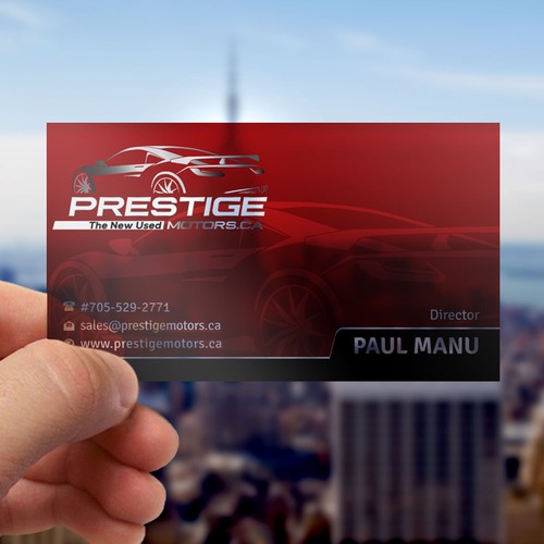 2017 fresh catchy dealership business card Design por DAISY DESIGN