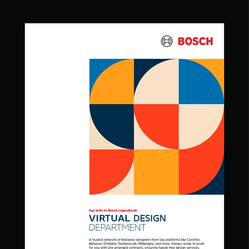 Flyer design for BOSCH; progressive service offering Design by Muhammad Shahrooz