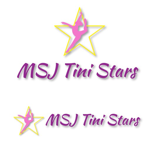 Create a logo for: MSJ Tini Stars Ontwerp door AllenStone