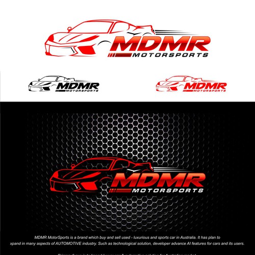 logo Design For MDMR MotorSports Design réalisé par Xaxa's_Best