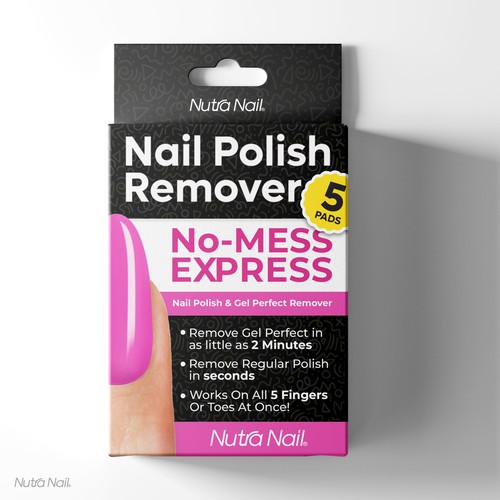 Nutra Nail Gel Remover Design by Seif.