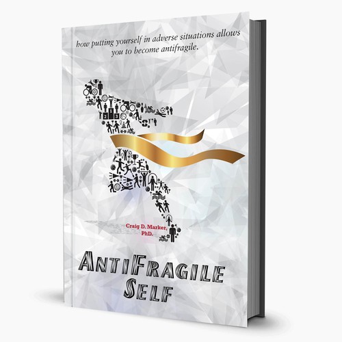 Create an Antifragile logo for the upcoming book AntiFragile Self Design by Gulshan Kumar