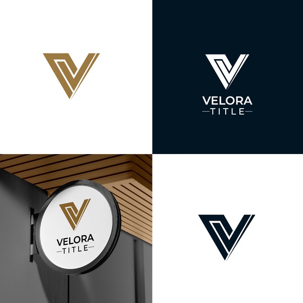 Modern, Clean and Sophisticated Logo Needed for New Title Company "Velora Title"