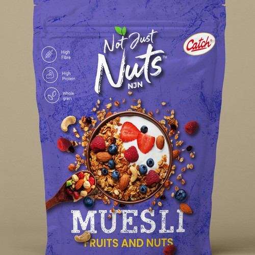 Designs Muesli pouch design Contest Product packaging contest