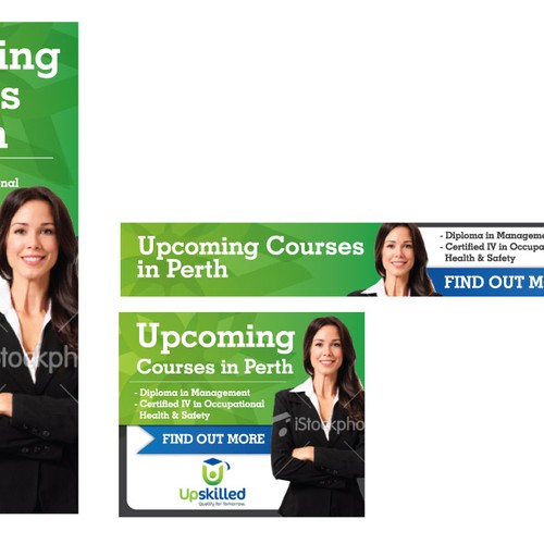 New Awesome Banner Ad Design for Upcoming Education Provider Upskilled (Possibility future on-going work) Design by Priyo