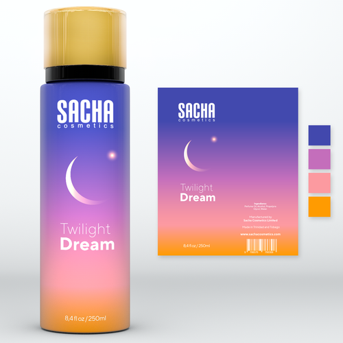 Sacha Body Mist-ontwerp door Vinicius Velho