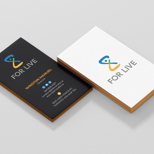 Diseño de Design a suitable business card for 'For Life' de Birendra Chandra Das