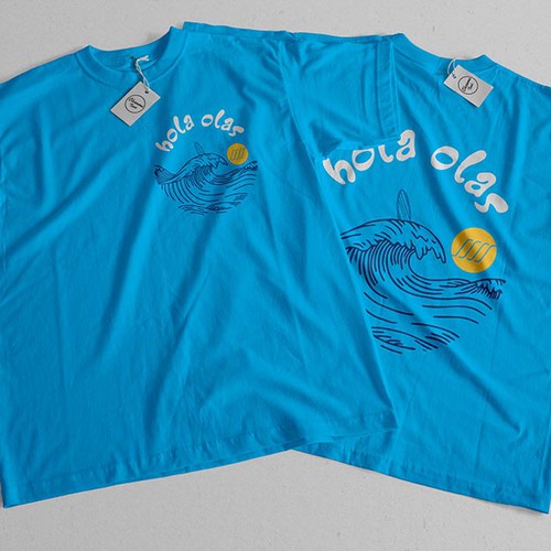 Hola Olas tee Design by RohaanKhan