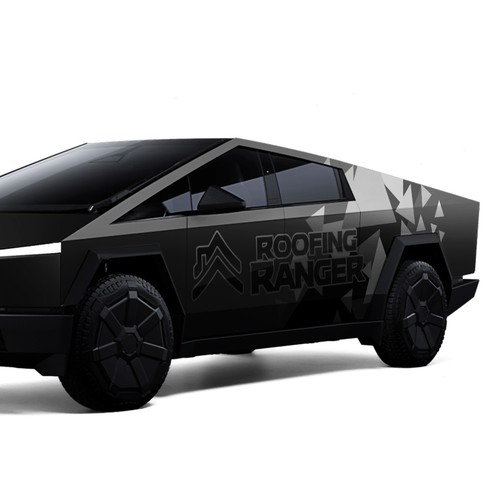 Roofing Ranger Cybertruck design Design by Art Mahno ✔