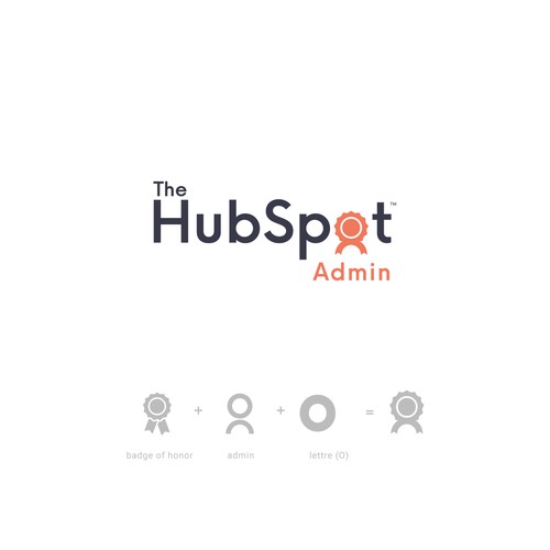 Bold logo that unites and champions the HubSpot Admin Design by QuickCrea™