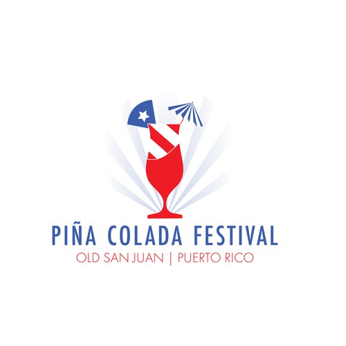 Piña Colada Festival Logo and Branding Package Design by Melanie Owubokiri