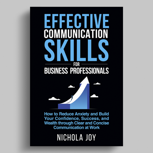 Design a book cover targeting  business professionals that want to enhance communication skills. Design by melsaber