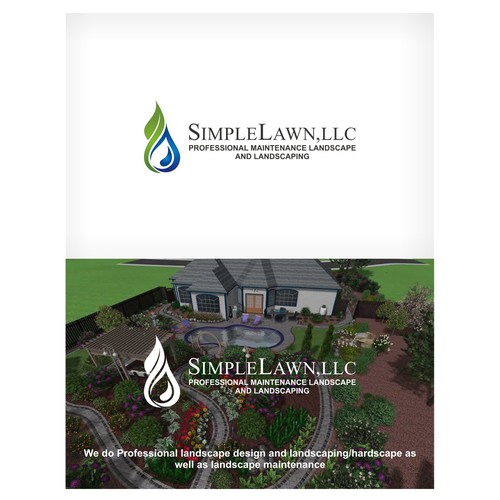 Professional Landscaping and maintenance logo Design by Fazrification