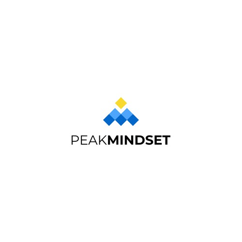Design an inspiring, eye catching logo for a self-development company "Peak Mindset". Design by @fakfokhufu