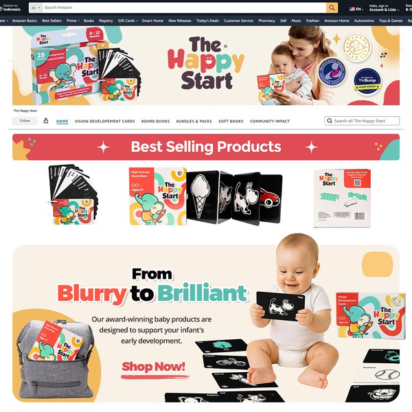 A+ Amazon Storefront Homepage