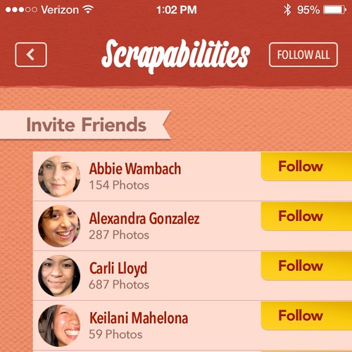 "Operation Scrapbook" - App for scrapbookers Design by Gerardo Betancourt