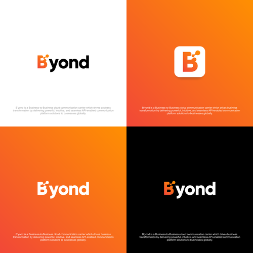 Design a cool logo for a Cloud Communication company called B'yond Platforms Design por Display_Pro