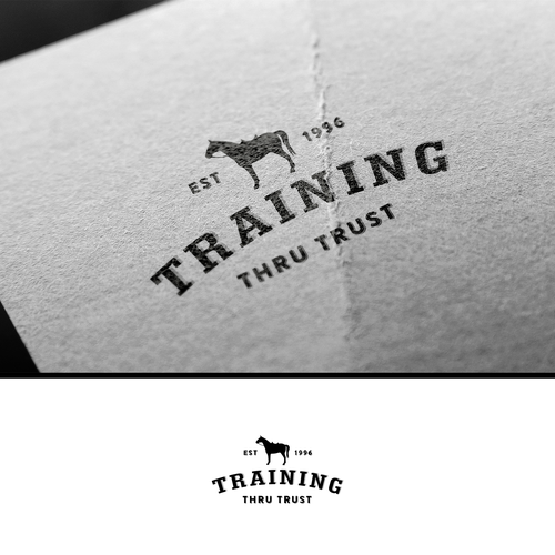 Looking for a simple but powerful horsemanship/horse trainer logo Design réalisé par Bishusal Studio™