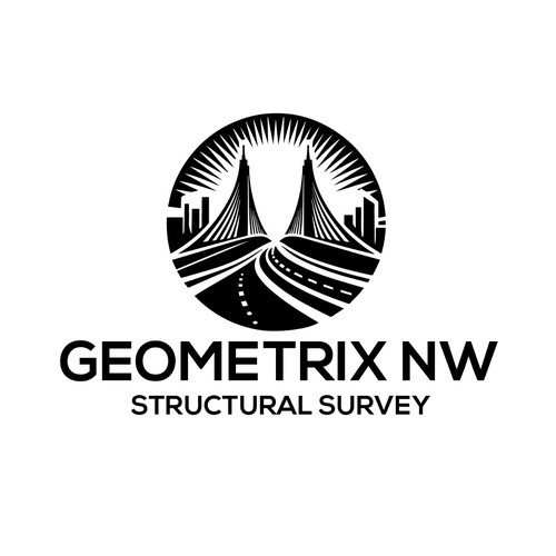 Bridge Construction Logo for Geometrix NW Design by oceandesign