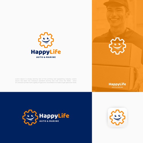 Design Cool and Happy logo for an Auto and Marine company por Champious™