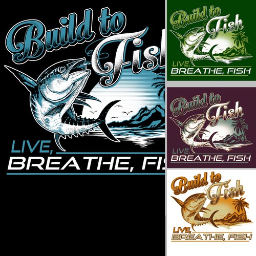 Fishing shirt design, T-shirt contest