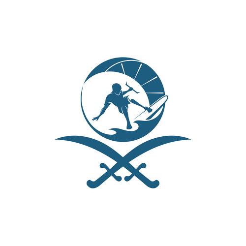 Kitesurfing logo riffing on the KSA emblem Design by J4$on