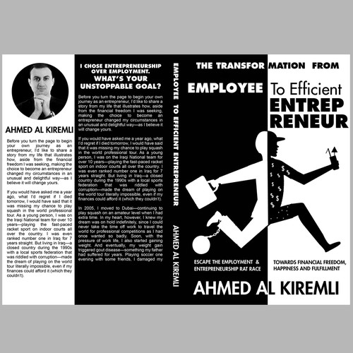 Design a Simple & Innovative Book Cover for the Transformation from Employee to Efficient Entrepreneur Design by DezignManiac