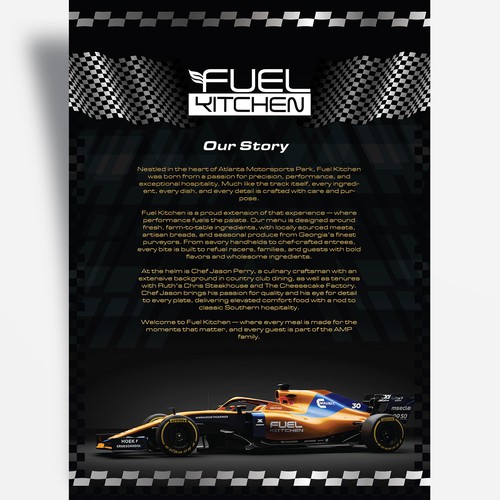 Menu contest entry by Kosmos Art Factory ★