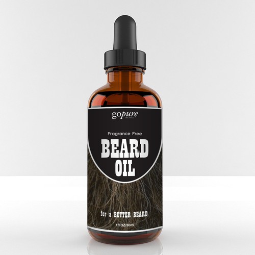 Create a High End Label for an All Natural Beard Oil! Design by Shark1@