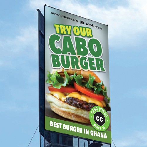 Billboard for Burger Company Design by Jamuga