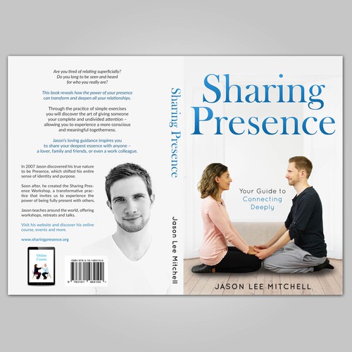 Mindfulness Book Cover on Sharing Presence Design by nOahKEaton