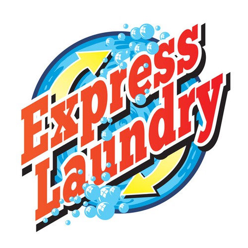 Express Laundry Logo Design | Logo design contest