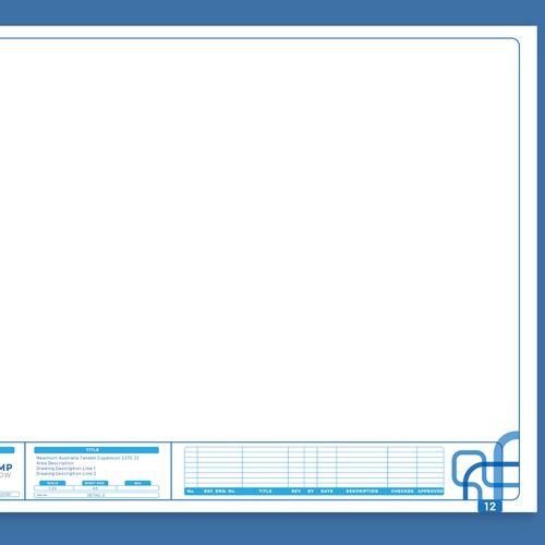 Design Title block for technical drawings por winmal