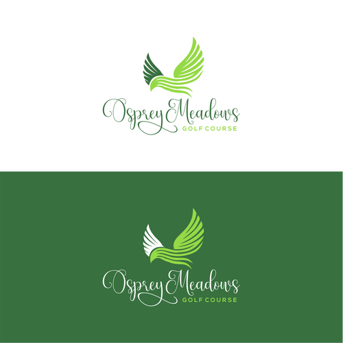 Golf Course Logo - Osprey Meadows Golf Course at Tamarack Design by onestep designs