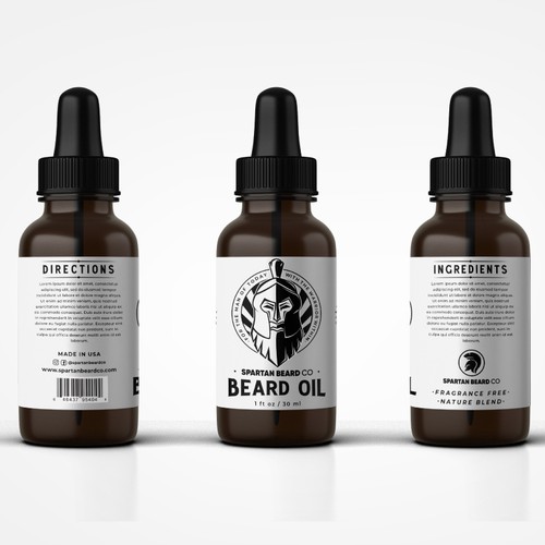 Beard Oil Label And Packaging | Other design contest