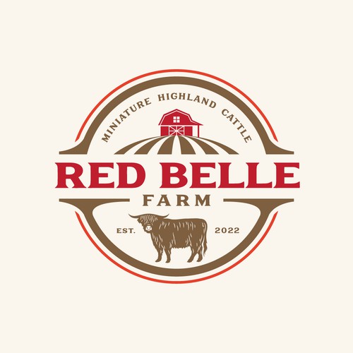 Miniature Highland Cattle Farm Needs Logo! Design by SangguhDesign