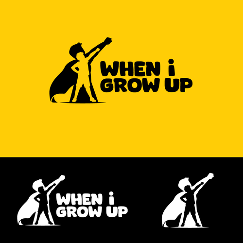 When I Grow Up Logo Design by uc.ink