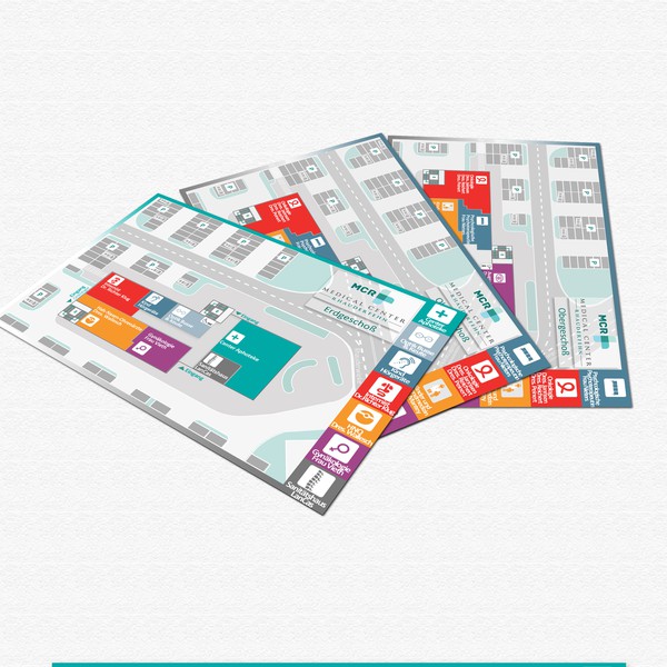 Design by aj. titled "Flyer/Map for Private Hospital"