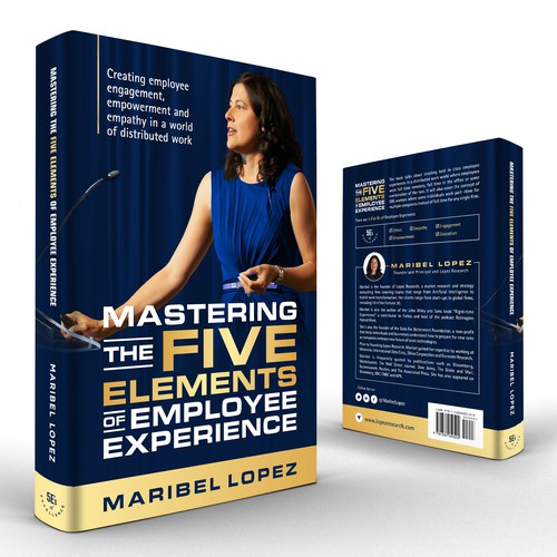 Mastering the Five Elements of Employee Experience  Book title Design by U.T