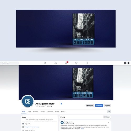 Facebook cover photo needed for my novel. Design by Soma Debnath