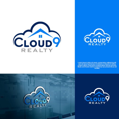 The sky is the limit. Please brand our dream logo for Cloud 9 Realty Design by hames11
