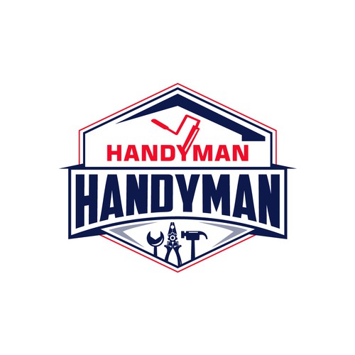 Handyman branding for new business in Iowa Design by websmartusa