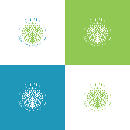 CTD+ Denver Montessori Rebrand Design by BleuJinz