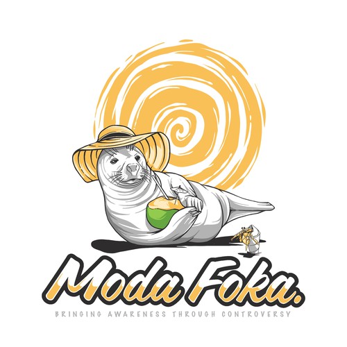 Moda Foka Awareness T-Shirt Design by BeatrixClover