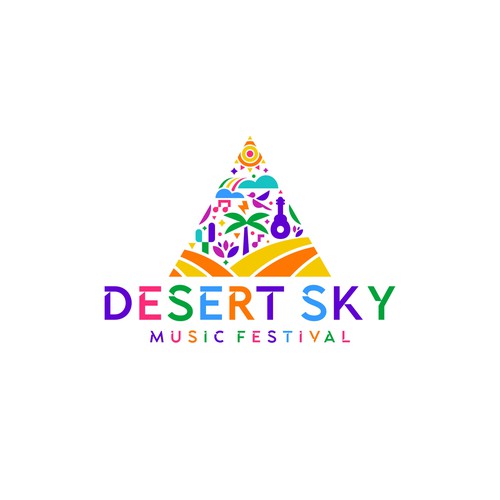 Desert Sky Music Festival Design by Mori Summer