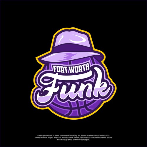 Basketball Logo for Team 'Fort Worth Funk' - Your Winning Logo Featured on Major Sports Network Design by GengRaharjo