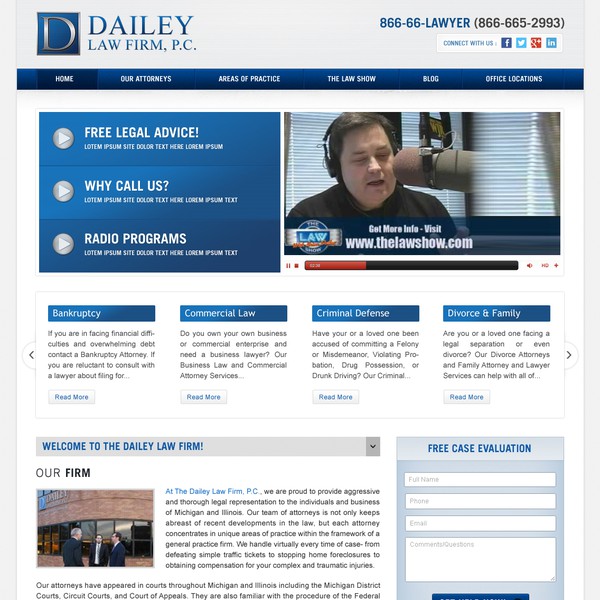 Dailey Law Firm needs a new website design