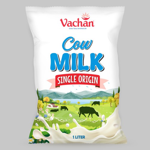 Vachan Cow Milk Design by Moi_Designers