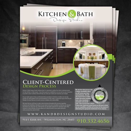 Create a marketing flyer for Kitchen \u0026 Bath Design Studio  Postcard, flyer or print contest