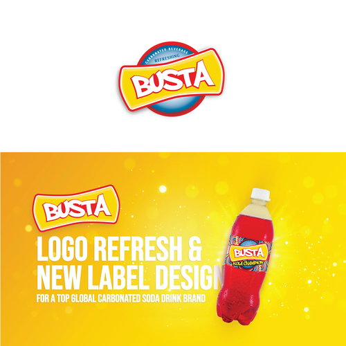 Logo refresh/modernization for carbonated soda beverage brand Diseño de Youbecom©